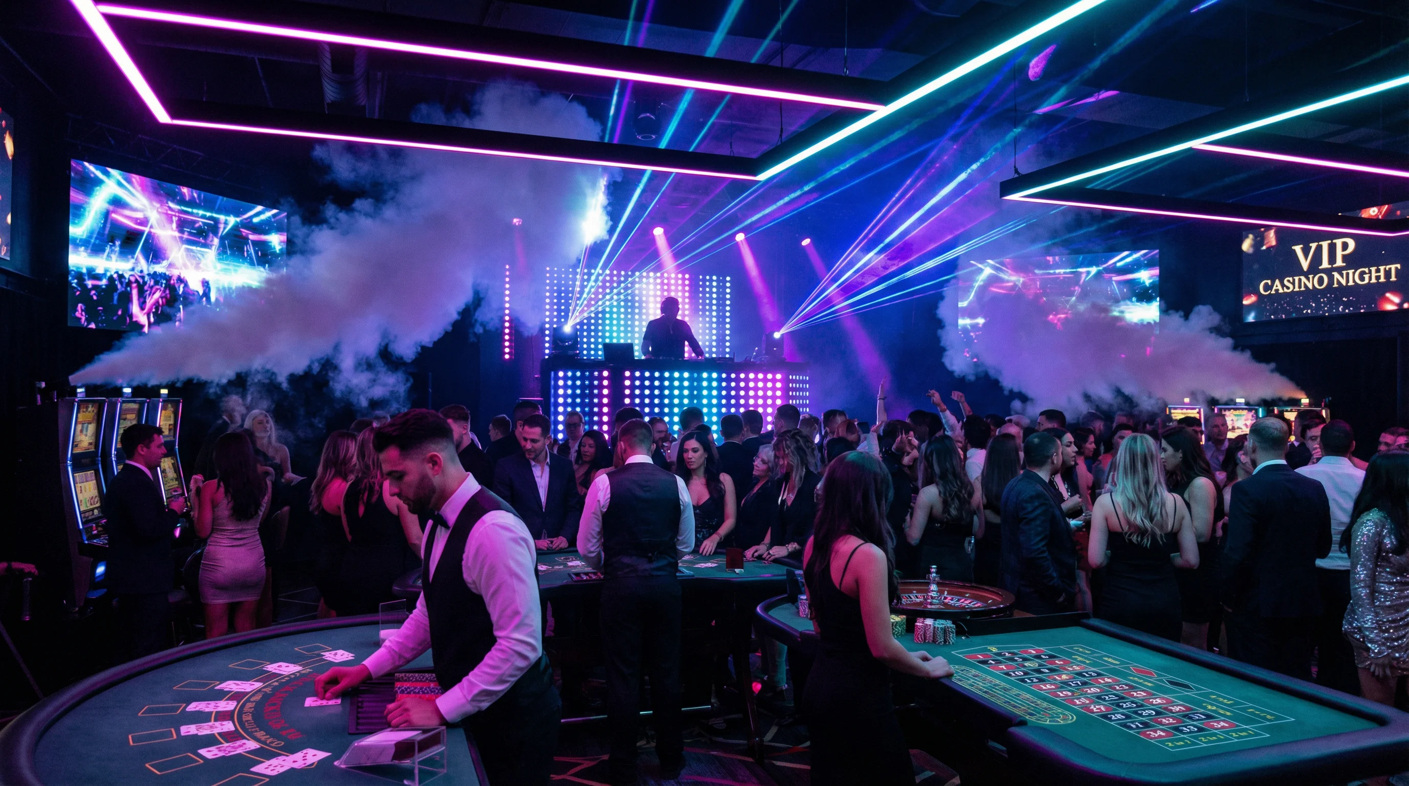 Casino en vivo Baccarat Juego Tecamachalco con ambiente de festival